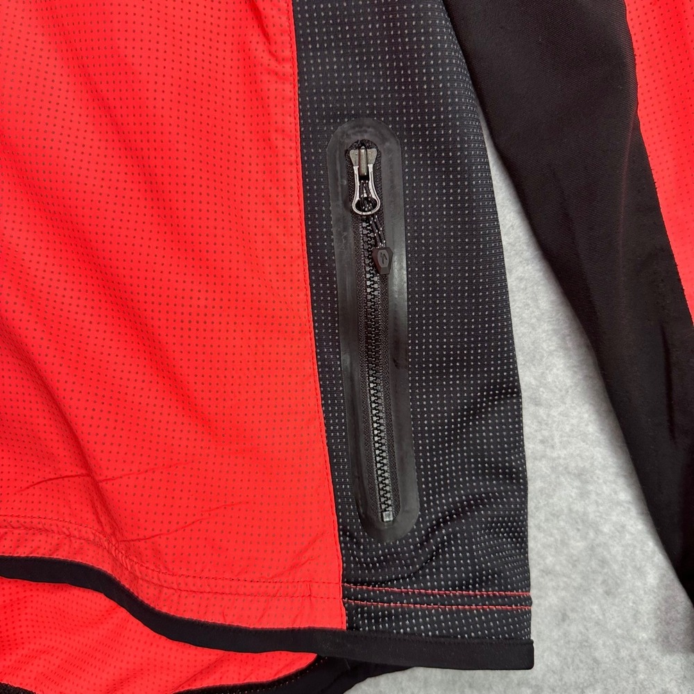 SUGOI Womens RS Zap Jacket Neon Coral Black Lightweight Cycling Running Size L - Picture 3 of 10